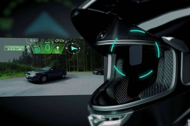 外国发明智能摩托车头盔,不光能连接手机,还配有个小空调!