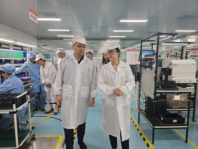 区常委、统战部部长金涛莅临我司调研指导工作